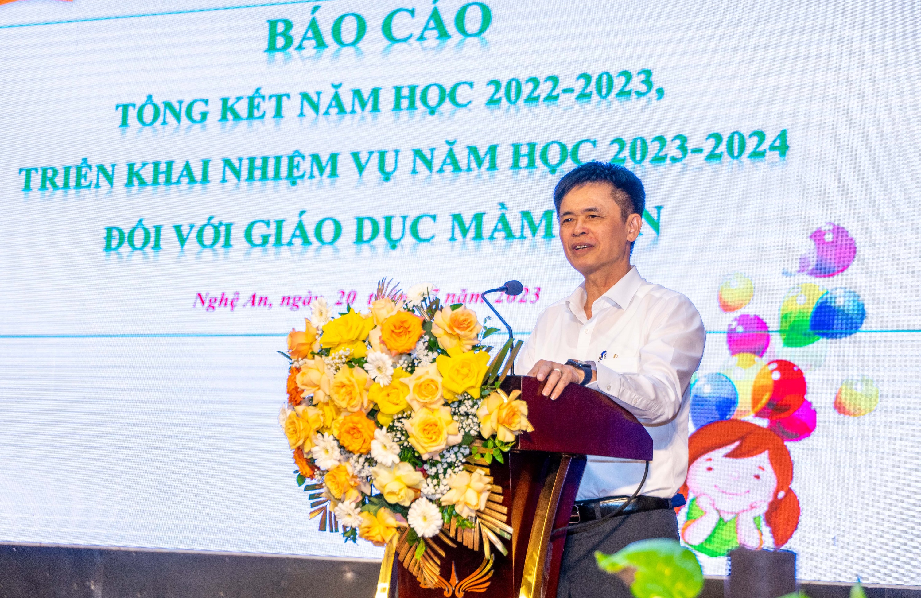 Ông Nguyễn Bá Minh, Vụ trưởng Vụ Giáo dục Mầm non.