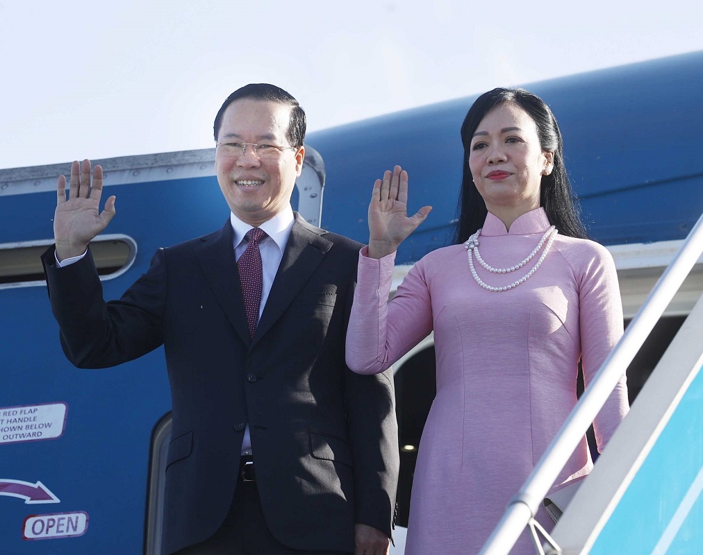 Chủ tịch nước Võ Văn Thưởng và Phu nhân sẽ thăm chính thức Cộng hòa Áo, thăm cấp Nhà nước tới Cộng hòa Italy và thăm Tòa thánh Vatican từ ngày 23-28/7. Ảnh:TTXVN.