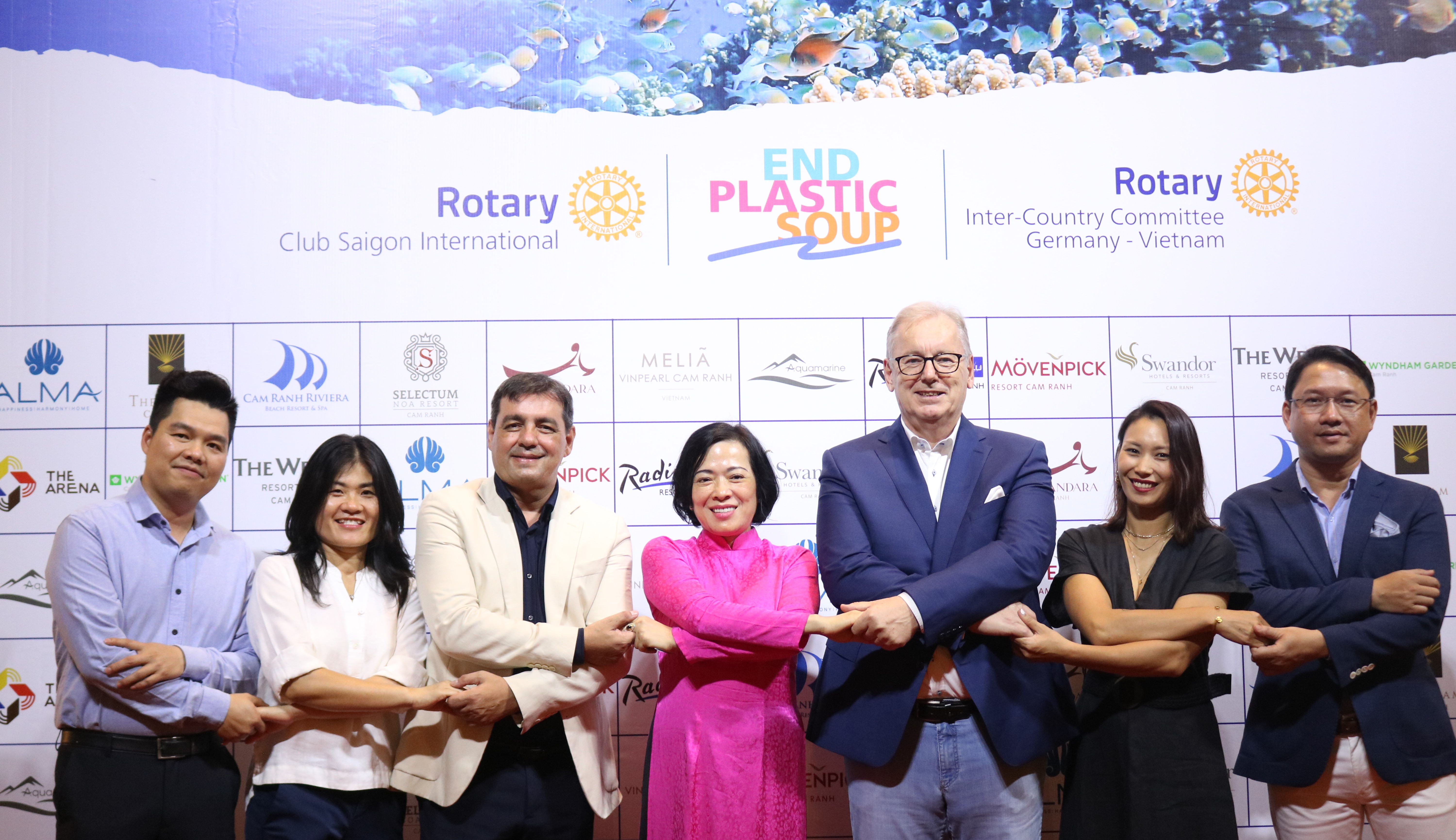 Community leaders have united in the “End Plastic Soup in Cam Ranh” campaign. Source: Alma Resort Cam Ranh