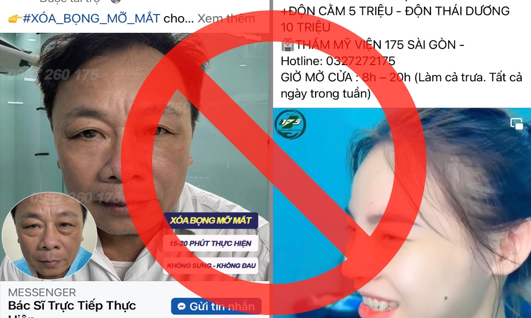 Hình ảnh một số trang fanpage mạo danh Bệnh viện Quân y 175