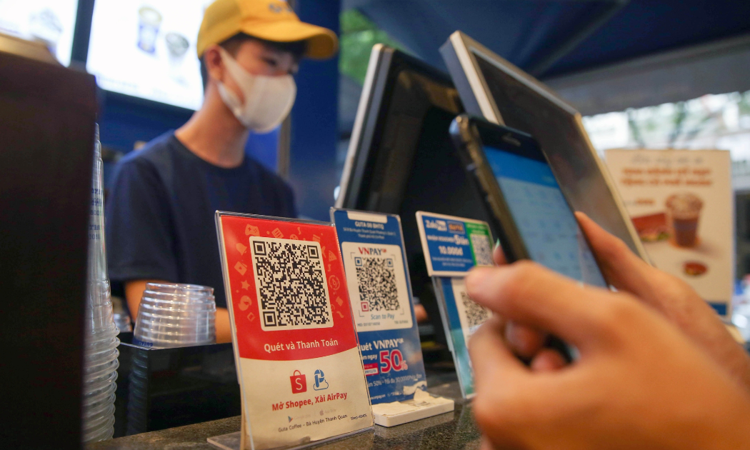 GIao dịch thanh toán qua phương thức QR Code tăng tương ứng là 152% về số lượng và 301% giá trị.