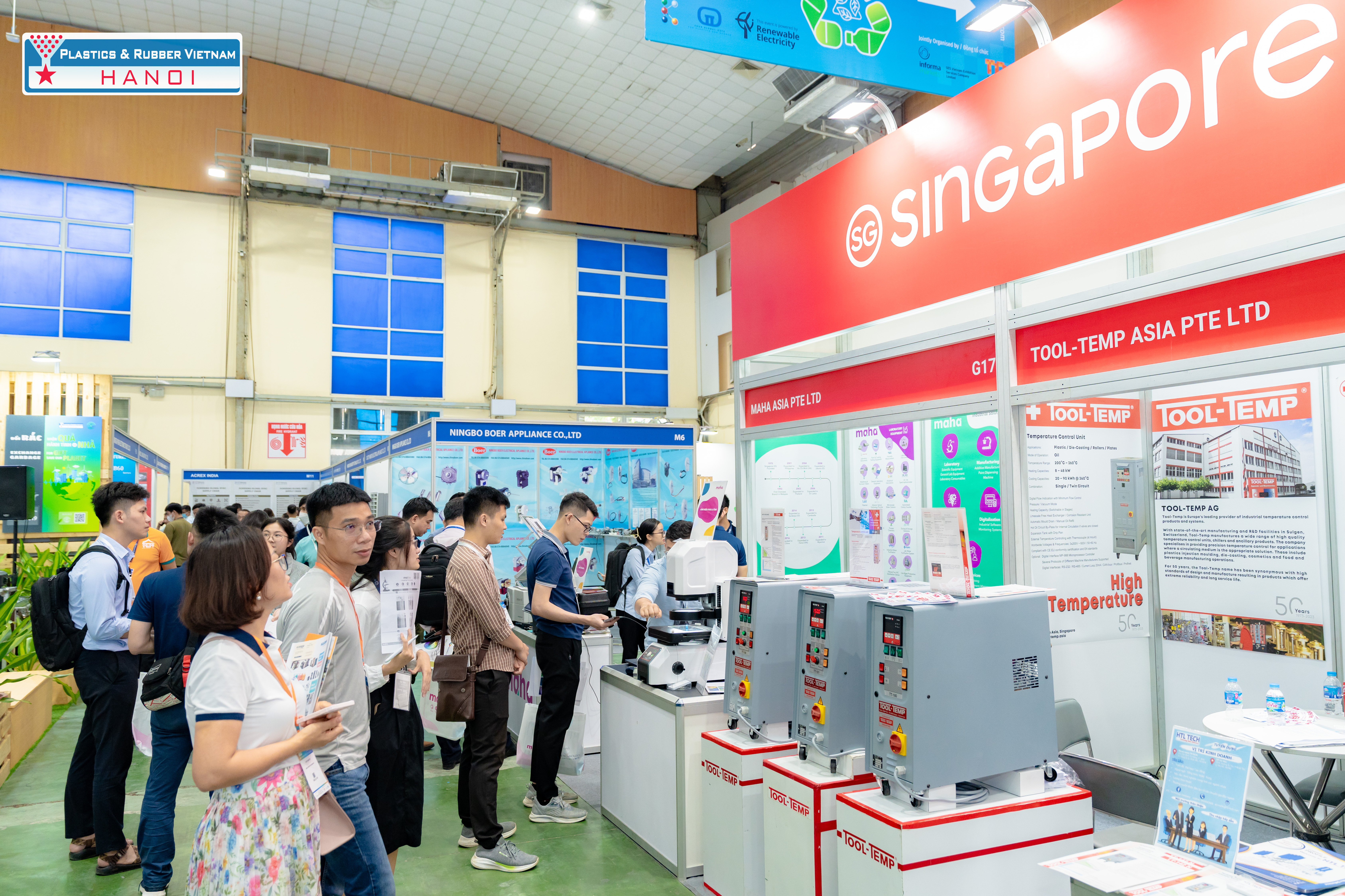 Nhiều công nghệ hiện đại trong sản xuất nhựa được giới thiệu tại Plastics & Rubber Việt Nam 2023.