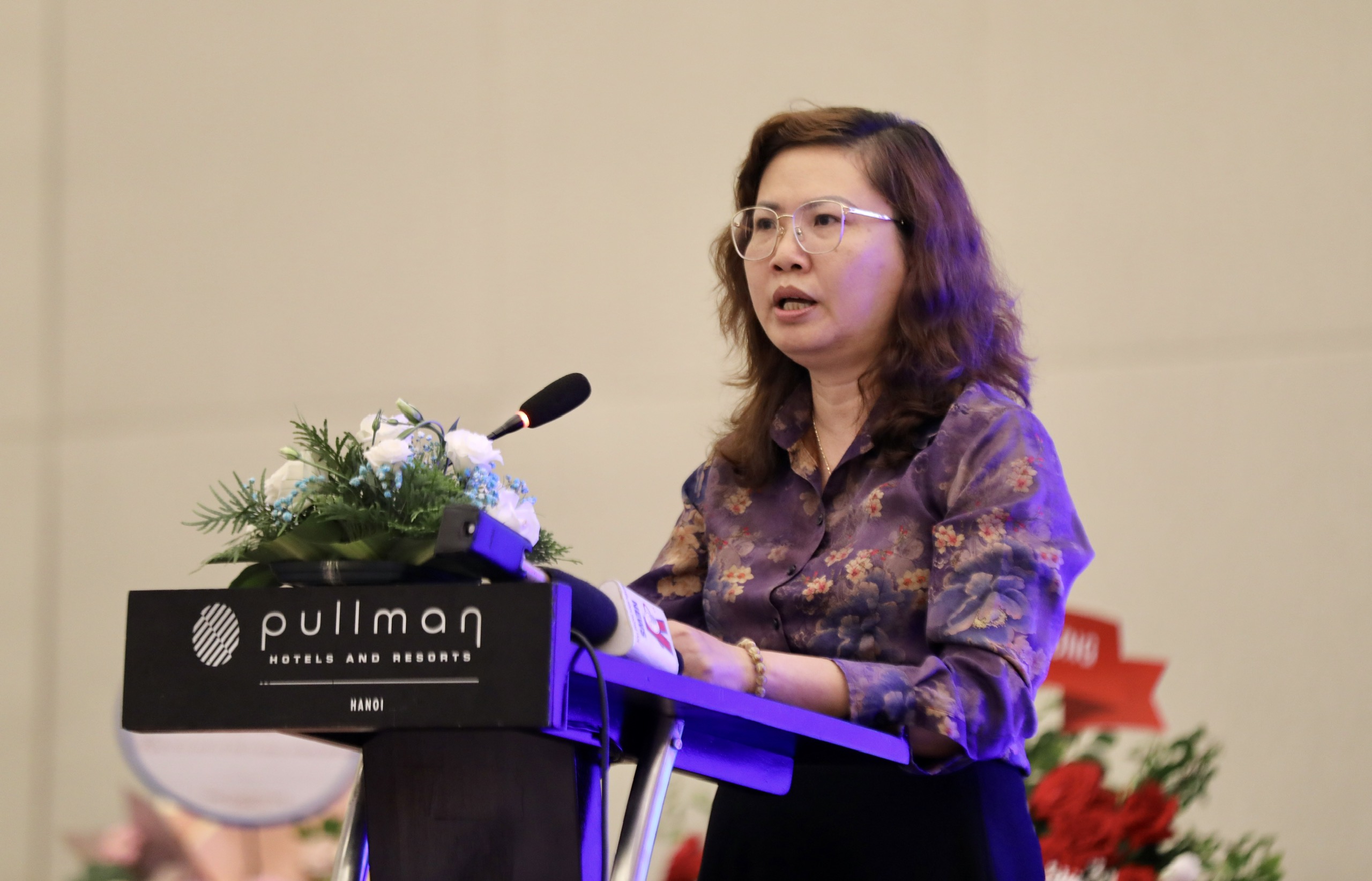 Bà Vũ Thị Chân Phương - Chủ tịch Ủy ban Chứng khoán Nhà nước. Ảnh: Việt Dũng.