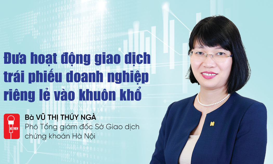 Bà Vũ Thị Thúy Ngà, Phó Tổng Giám đốc HNX.