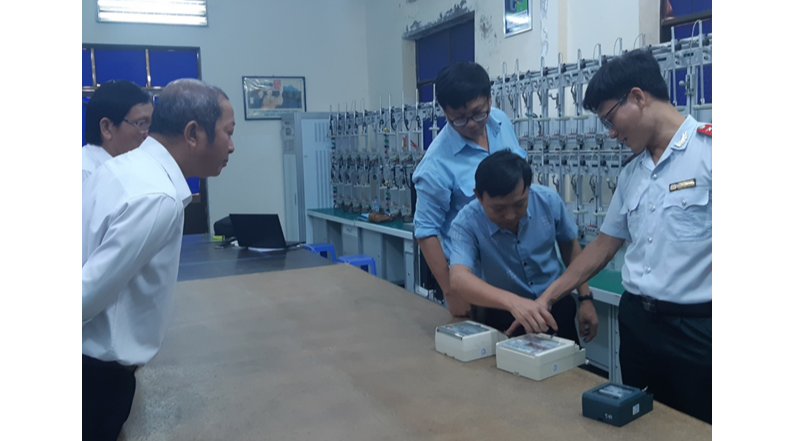 Thực hiện thanh tra chuyên ngành trong lĩnh vực đo lường. Ảnh minh họa