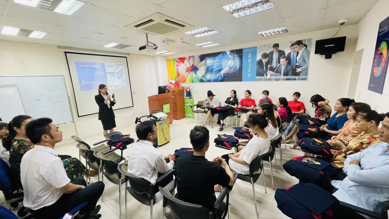 Số buổi đào tạo trong 6 tháng đầu năm 2023 ở Chubb Life đã tăng 30%.