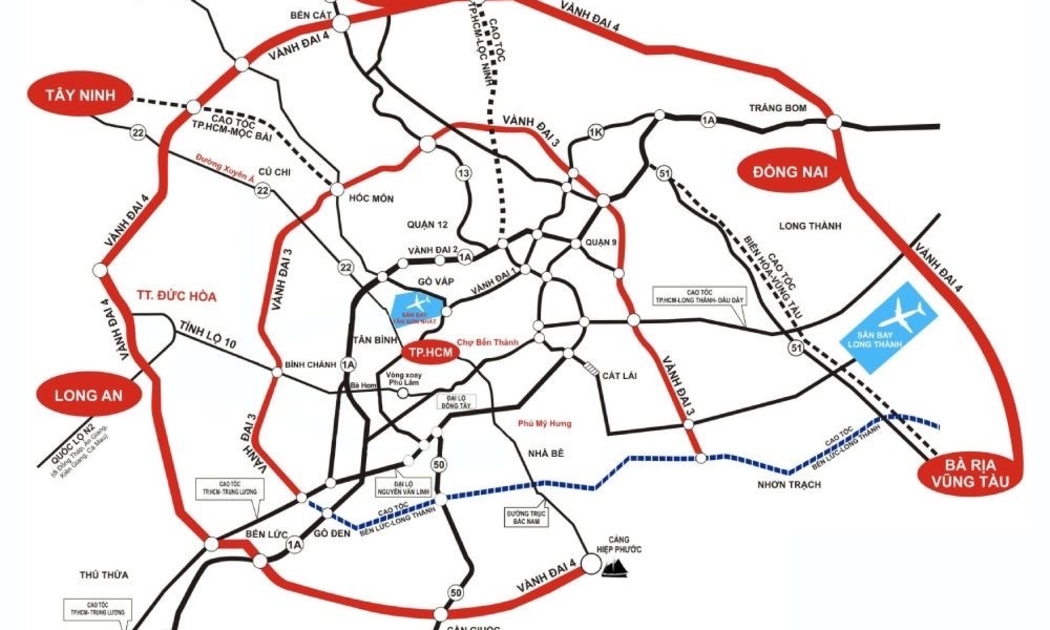 Dự án Vành đai 4 đi qua 5 tỉnh và thành phố - Ảnh minh họa
