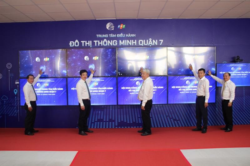Ngày 21/4, UBND Quận 7 đã ra mắt Trung tâm điều hành đô thị thông minh. (Ảnh minh họa).