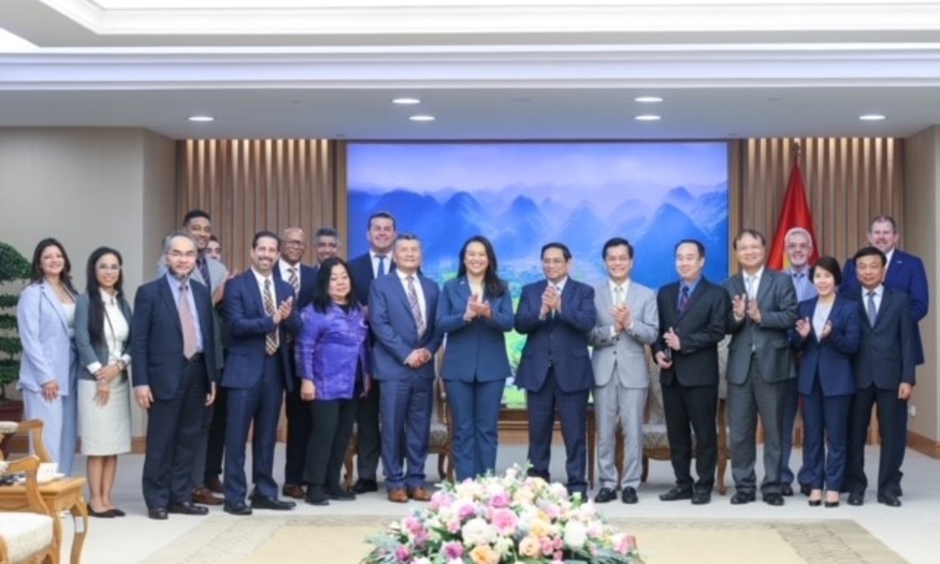 Thủ tướng Chính phủ Phạm Minh Chính tiếp bà Sheng Thao, Thị trưởng TP. Oakland (California, Hoa Kỳ) và đoàn doanh nghiệp Hoa Kỳ đến thăm xã giao vào chiều ngày 01/8/2023.