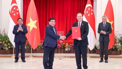 Working group set up to implement Vietnam-Singapore MoU on green-digital economy