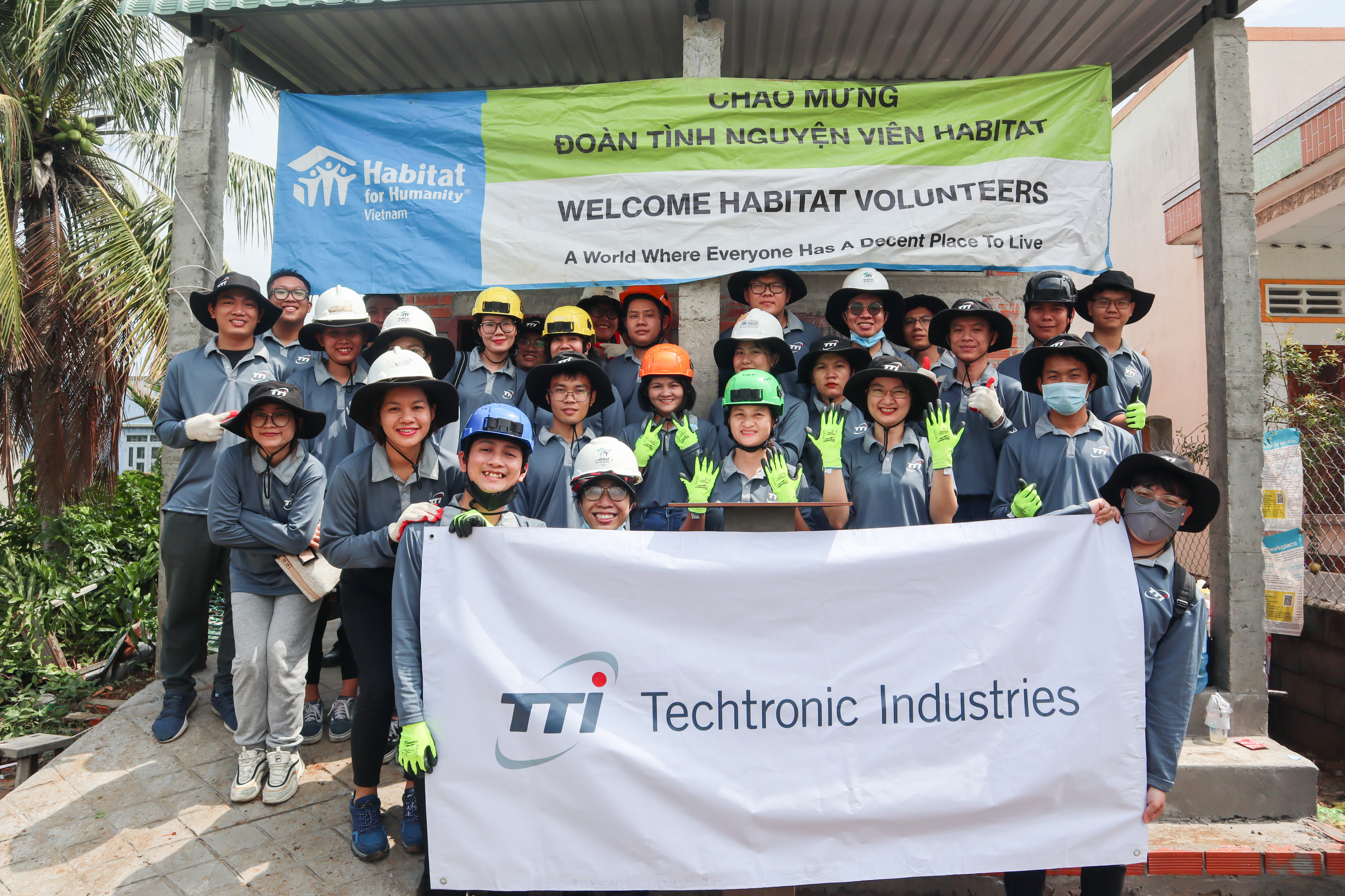 The TTI Group cooperated with the NGO Habitat for Humanity to empower their employees to support housing construction in the Mekong Delta&rsquo;s Tien Giang province.