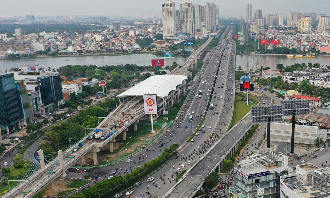 Dự án Vành đai 2 đoạn từ cầu Phú Hữu đến đường Võ Nguyên Giáp dự kiến hoàn thành đưa vào khai thác vào quý 4/2026 - Ảnh minh họa
