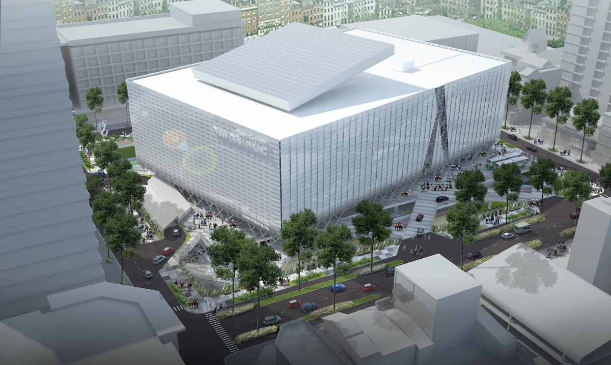 Phối cảnh nh&agrave; thi đấu Phan Đ&igrave;nh Ph&ugrave;ng tại TP.HCM - Ảnh:&nbsp;Chủ đầu tư dự &aacute;n.