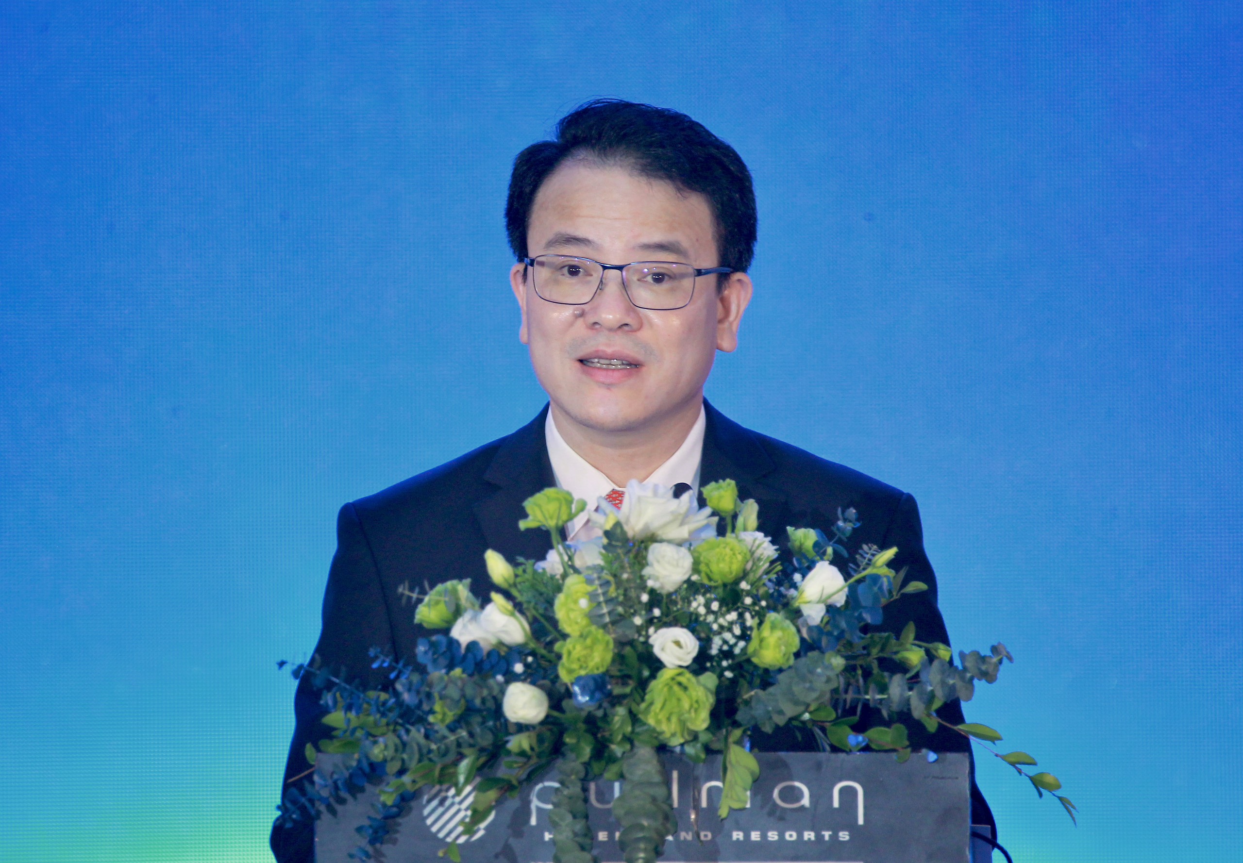 Thứ trưởng Trần Quốc Phương chia sẻ tại Diễn đàn Cấp cao Cố vấn tài chính Việt Nam 2023.