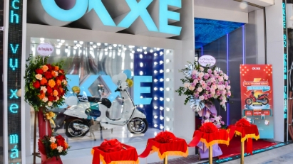 OKXE opens first motorbike service station in Hanoi