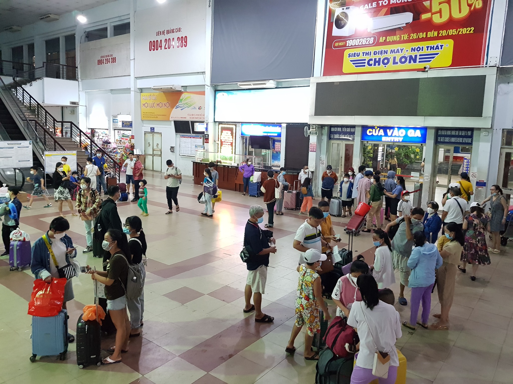 Công ty cổ phần Vận tải đường sắt Sài Gòn sẽ mở bán vé các đoàn tàu chạy xuyên suốt hàng ngày, từ 31/8 đến 4/9. Ảnh: Saigonrailways.