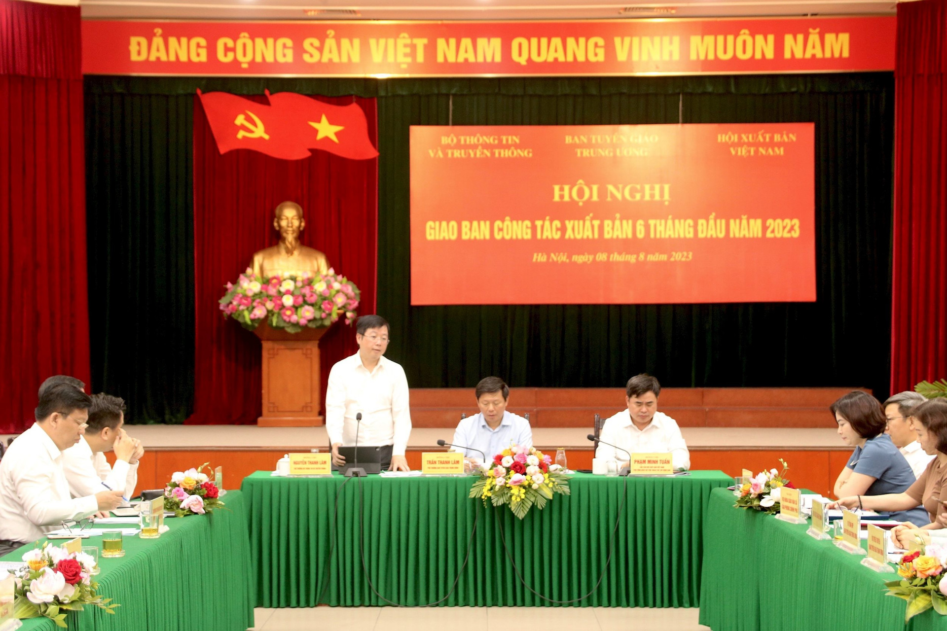 Hội nghị giao ban công tác xuất bản 6 tháng đầu năm 2023.