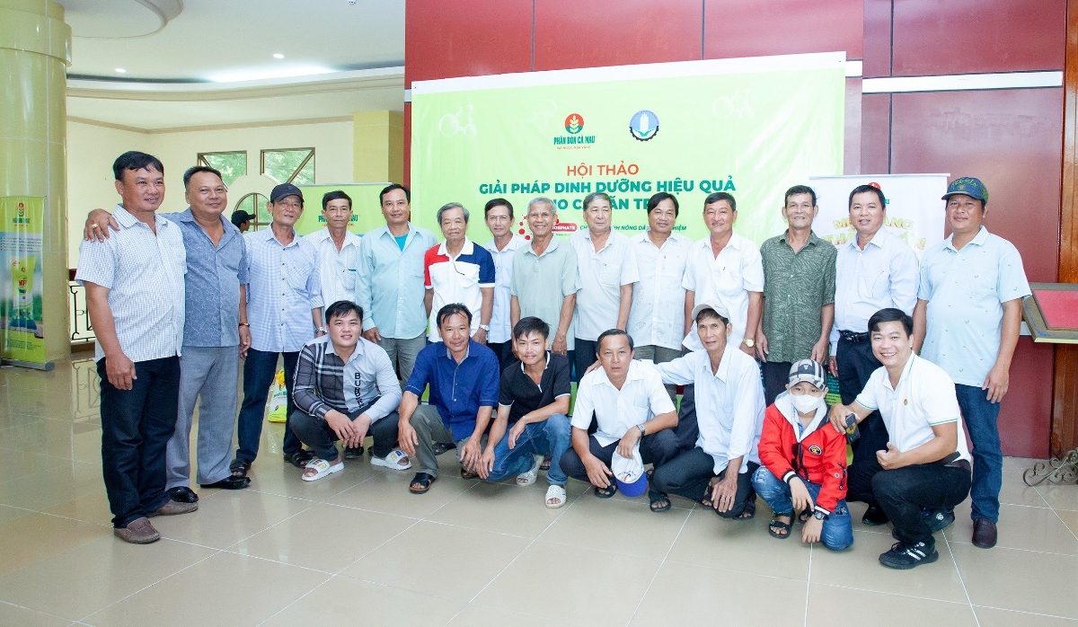 Nông dân tại Tiền Giang và các tỉnh lân cận tham dự hội thảo.