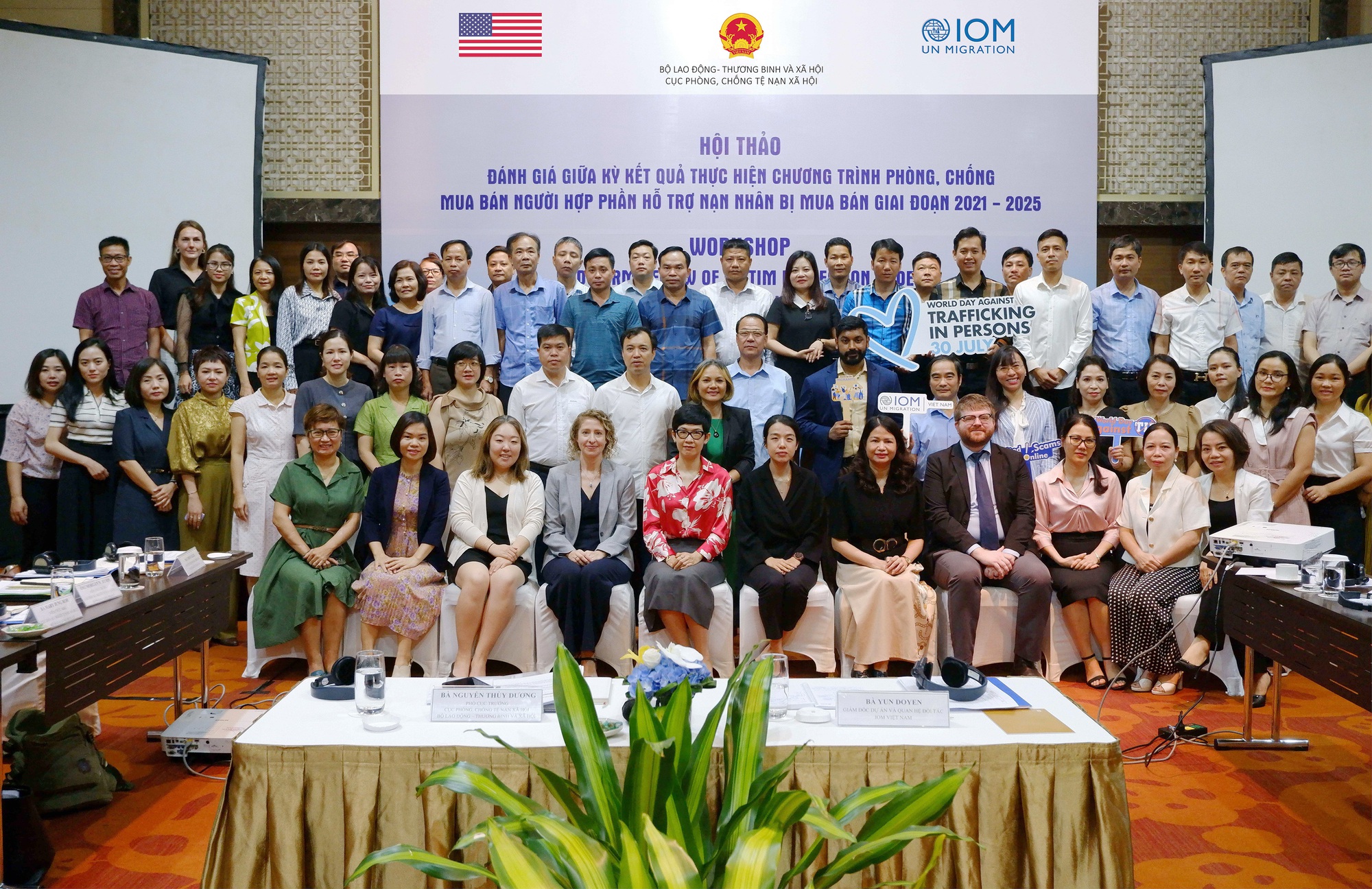IOM đã tái khẳng định cam kết hỗ trợ Việt Nam phòng, chống mua bán người.  Ảnh: VGP