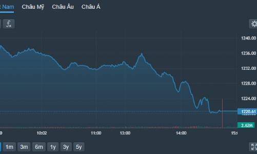 Áp lực bán tháo tăng vọt, cổ phiếu giảm giá nhiều gấp 3 lần tăng, VN-Index “bốc hơi” 13 điểm
