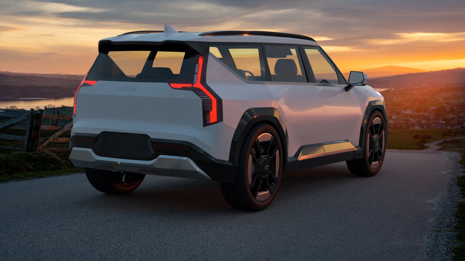 Kia EV9 mới chạy bằng pin điện thân thiện với môi trường
