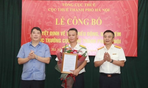 Bổ nhiệm Cục trưởng Cục Thuế TP. Hà Nội