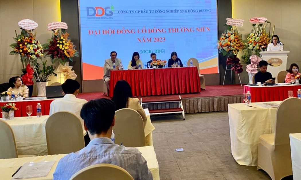 DDG tổ chức đại hội cổ đông bất thường.