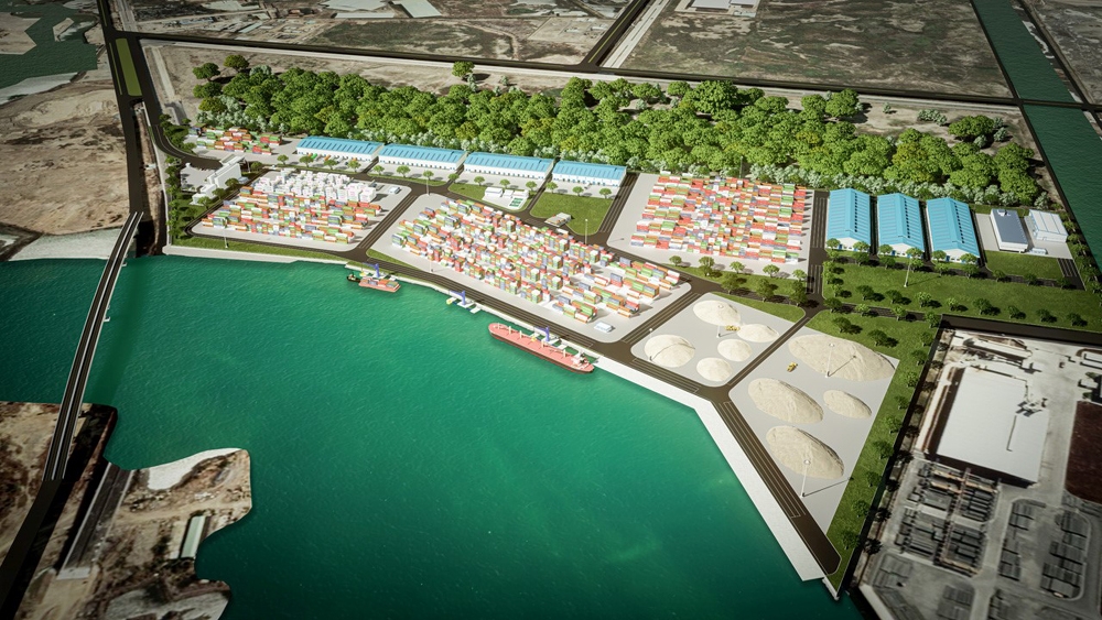 ICD Phú Mỹ đi vào hoạt động với năng lực thông qua 300.000 - 400.000 TEUs/năm. Ảnh: Cty Portcoast VN.