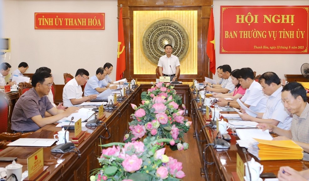 Toàn cảnh hội nghị ngày 13/8.