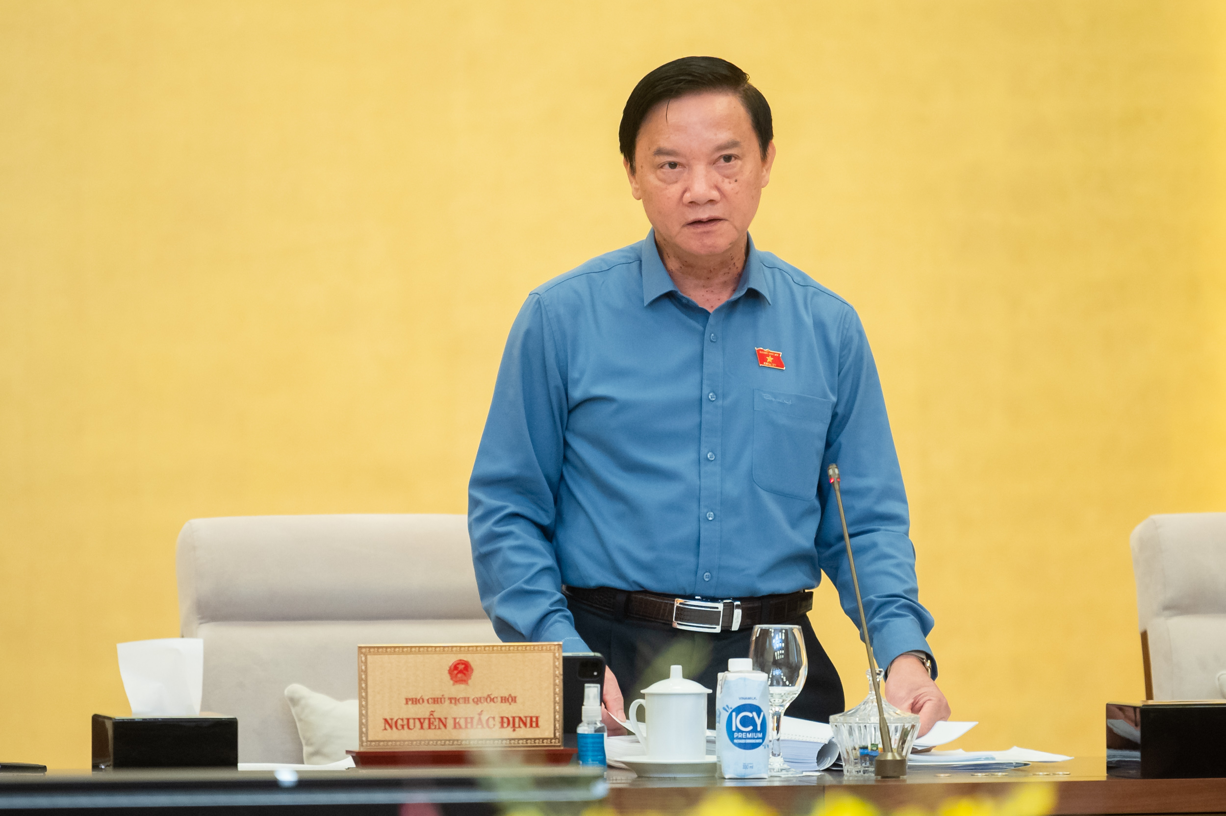 Phó Chủ tịch Quốc hội Nguyễn Khắc Định.
