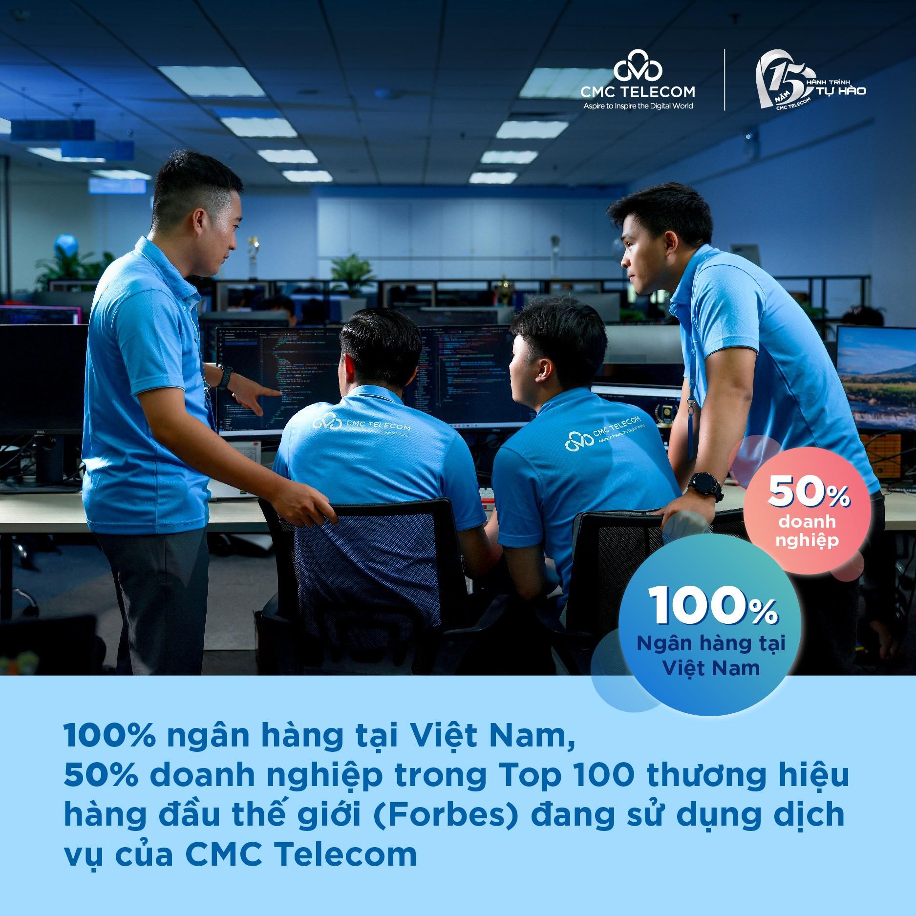 CMC Telecom đang dẫn đầu về thị trường Hạ tầng số.