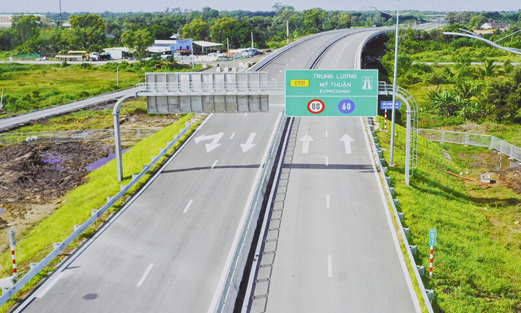 Cao tốc TP.HCM - Trung Lương - Mỹ Thuận được đầu tư hoàn chỉnh toàn tuyến sẽ giúp giảm áp lực cho tuyến Quốc lộ 1A - Ảnh minh họa