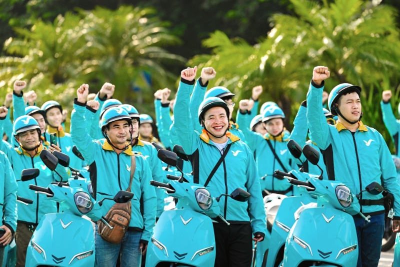 Vietnam’s first electric-only motorbike taxi service hits the streets