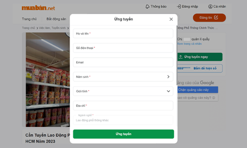 Muaban.net: Rút ngắn khoảng cách người tìm việc phổ thông với doanh nghiệp tuyển dụng
