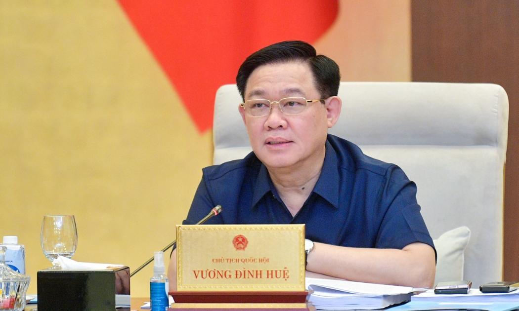 Chủ tịch Quốc hội Vương Đình Huệ.