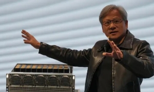 Giám đốc điều hành Nvidia, ông Jensen Huang, phát biểu trong Hội nghị Computex tổ chức tại Đài Bắc vào ngày 1/6/2023.
