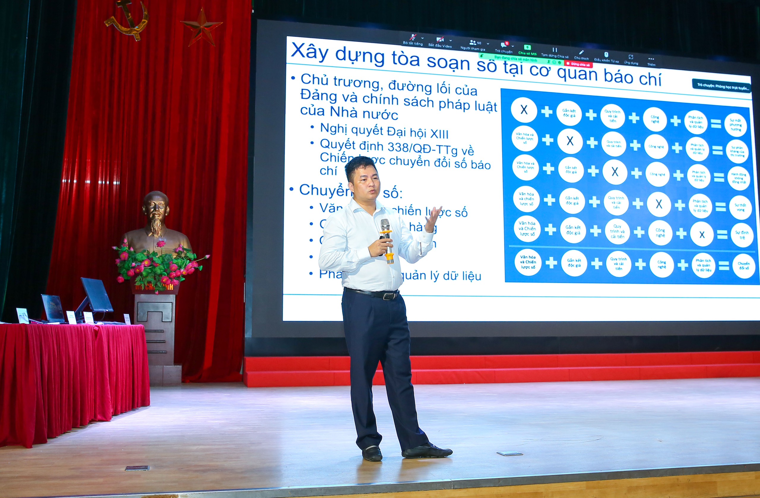 Chuyên gia chia sẻ về tòa soạn số trong bối cảnh chuyển đổi số báo chí ở Việt Nam.