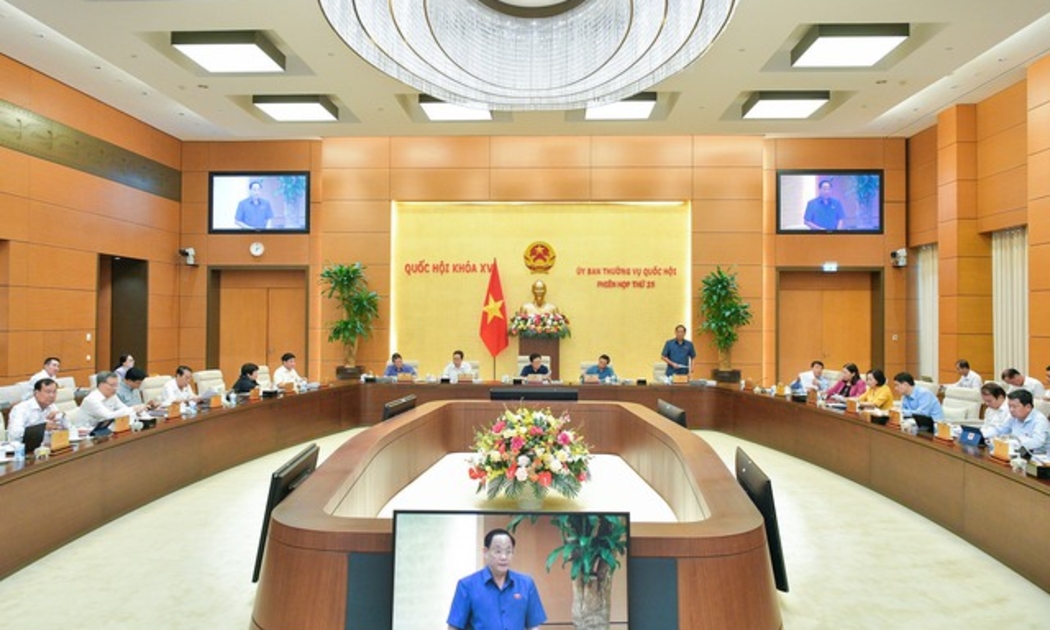 Ủy ban Thường vụ Quốc hội xem xét Báo cáo kết quả giám sát bước đầu chuyên đề giám sát của Quốc hội về việc triển khai thực hiện 3 chương trình mục tiêu quốc gia - Ảnh: VGP/ĐH