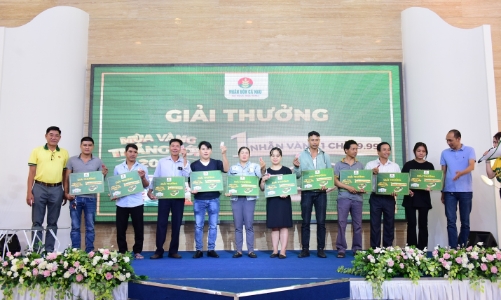Mùa Vàng thắng lớn 2023 đã trao hơn 500 giải nhẫn vàng 1 chỉ 99.99
