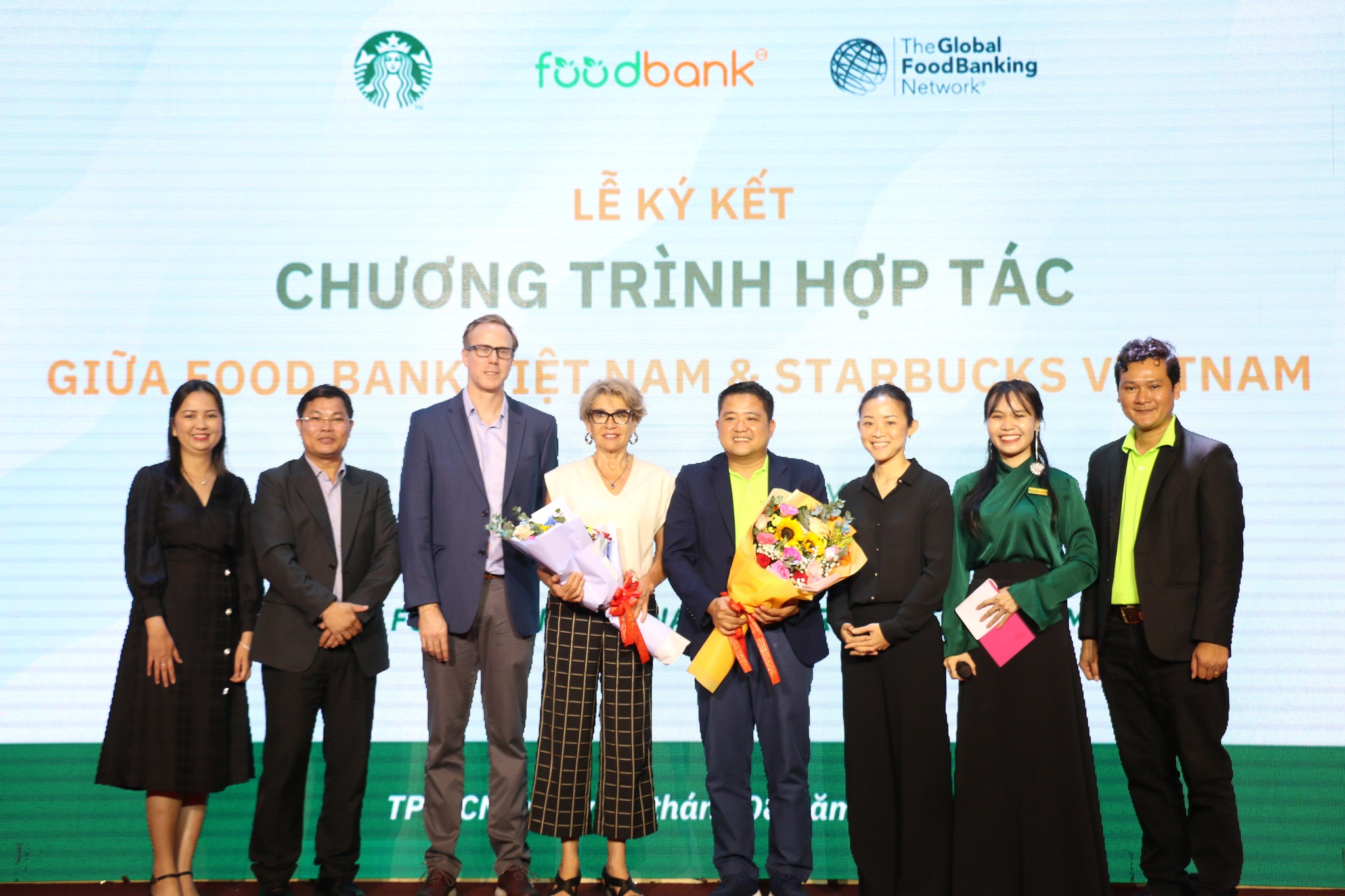 The signing ceremony for the new partnership.