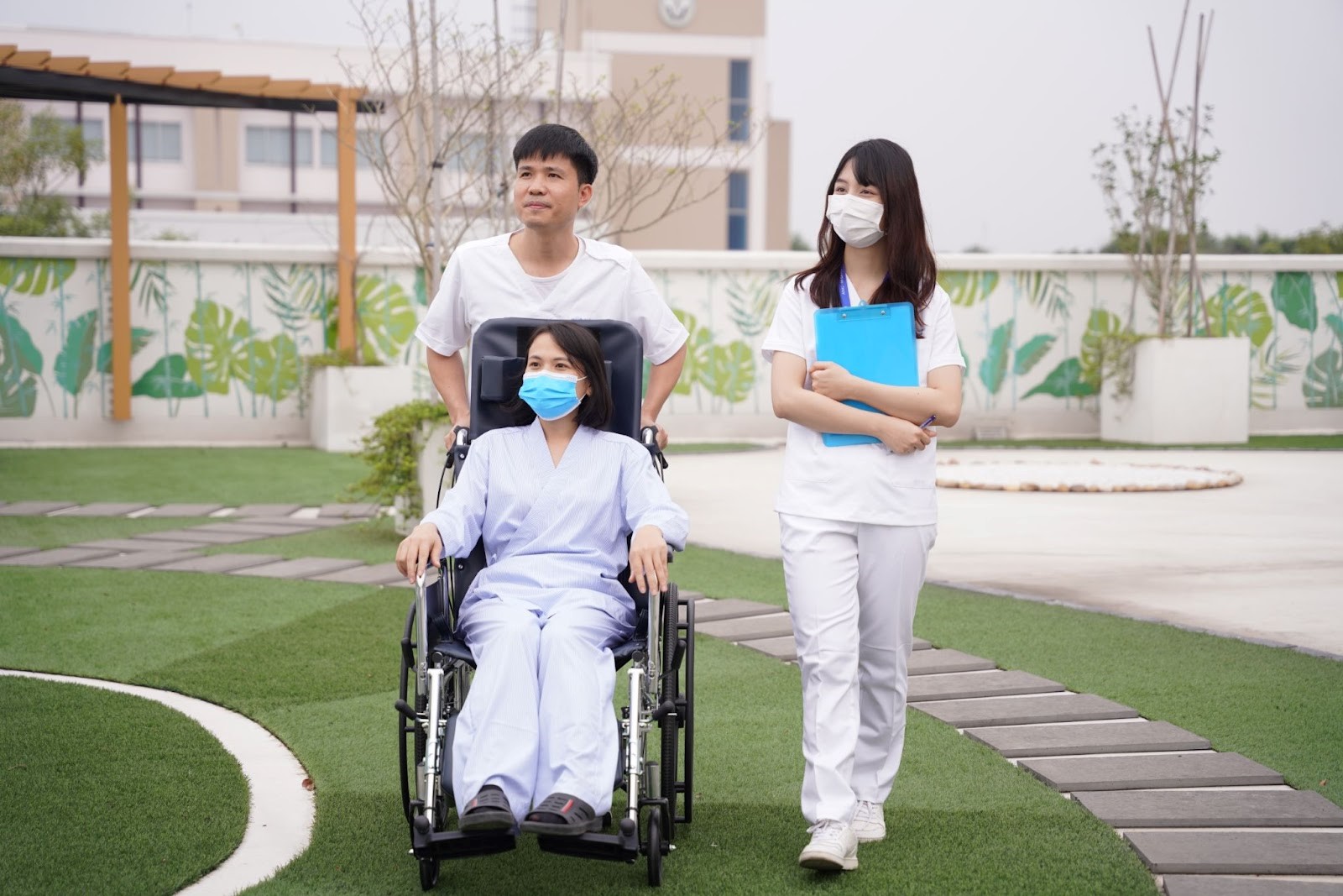 Không gian tiện nghi giúp người bệnh thư giãn.
