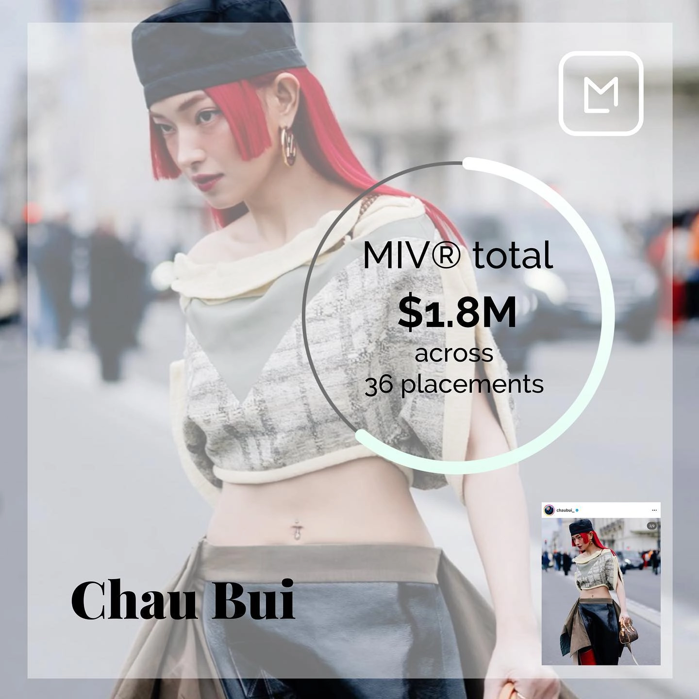 Ch&acirc;u B&ugrave;i mang lại 1,8 triệu USD gi&aacute; trị truyền th&ocirc;ng tại Paris Fashion Week Thu &ndash; Đ&ocirc;ng 2023