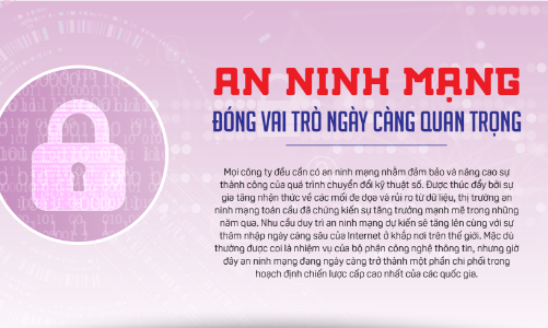 An ninh mạng đóng vai trò ngày càng quan trọng