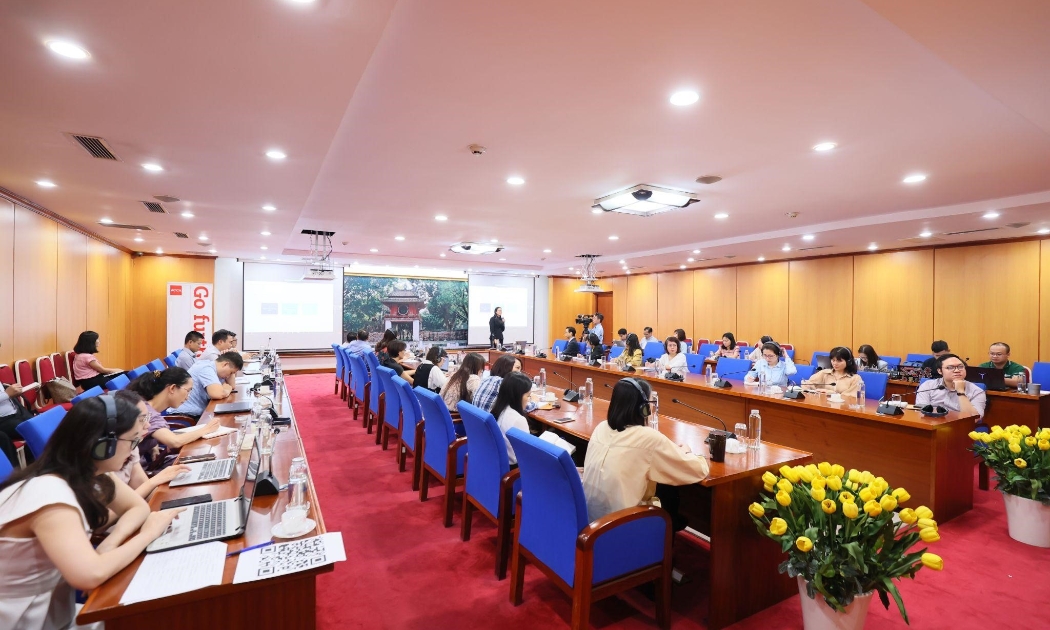Quang cảnh Khóa đào tạo trực tiếp tại Trụ sở Bộ Tài chính.