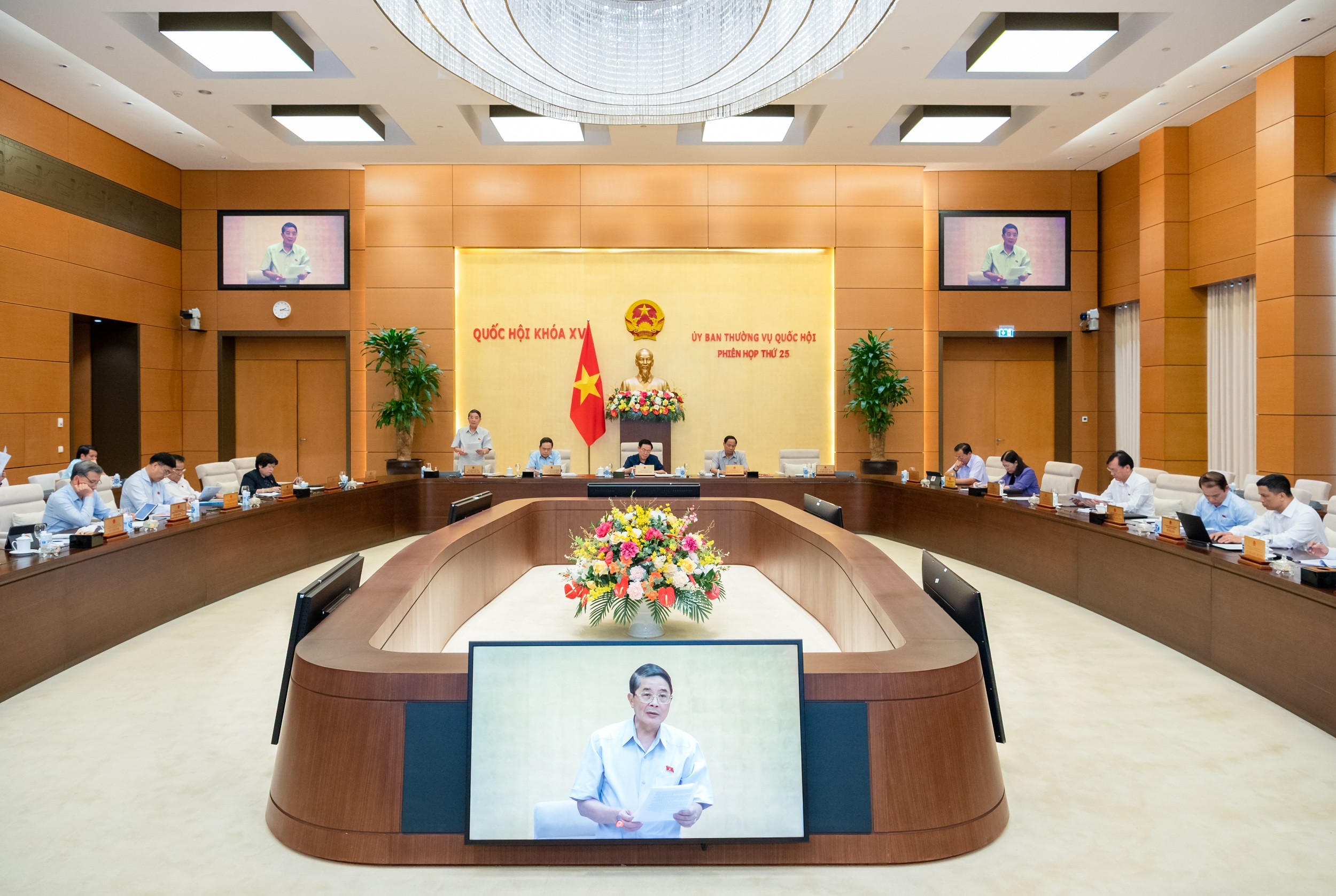 Toàn cảnh Phiên họp thứ 25. Ảnh: Quốc hội