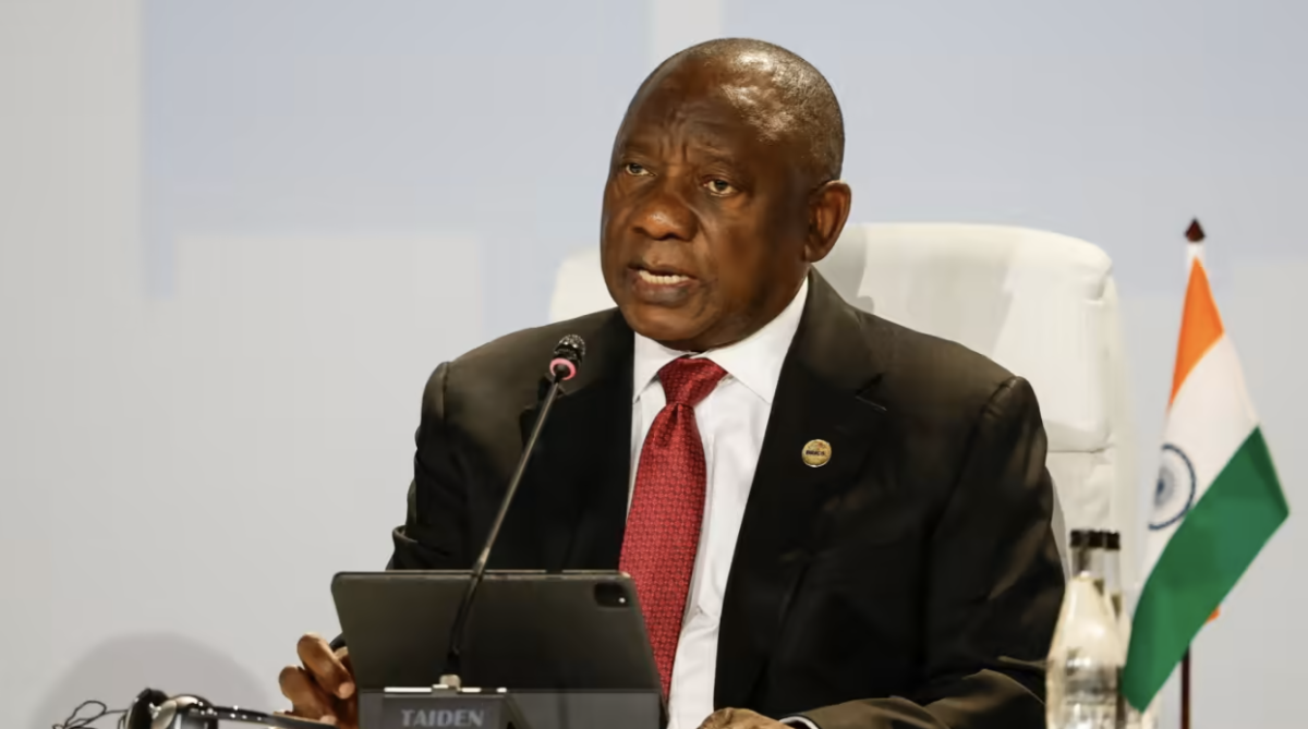 Tổng thống Cyril Ramaphosa của Nam Phi, nước chủ nhà hội nghị thượng đỉnh BRICS năm 2023 - Ảnh: Getty/FT.