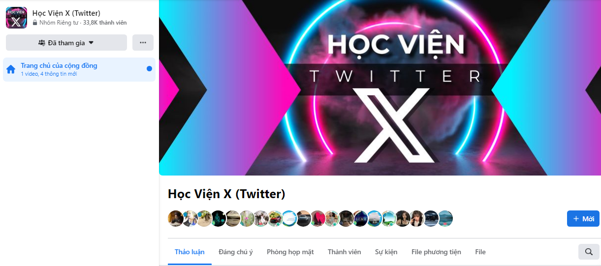 Những hội nhóm nhằm chia sẻ kiến thức, kinh nghiệm về cách kiếm tiền trên X đang bắt đầu xuất hiện trên Facebook. 