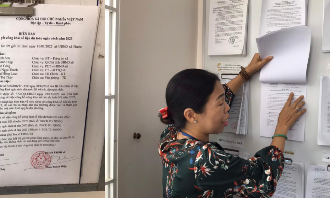 Thực hành tốt về  công khai ngân sách hiện chỉ dừng lại ở cấp tỉnh, chủ yếu do sức ép cạnh tranh về các chỉ số.