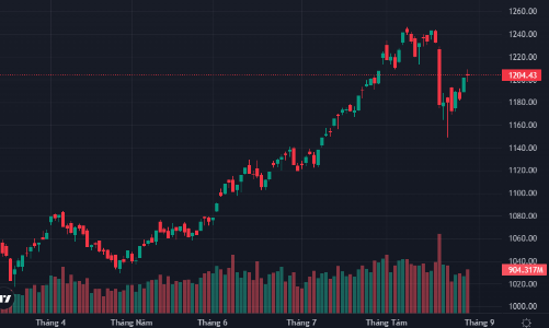 Thanh khoản bất ngờ giảm mạnh phiên chiều, cổ phiếu ngân hàng thay trụ