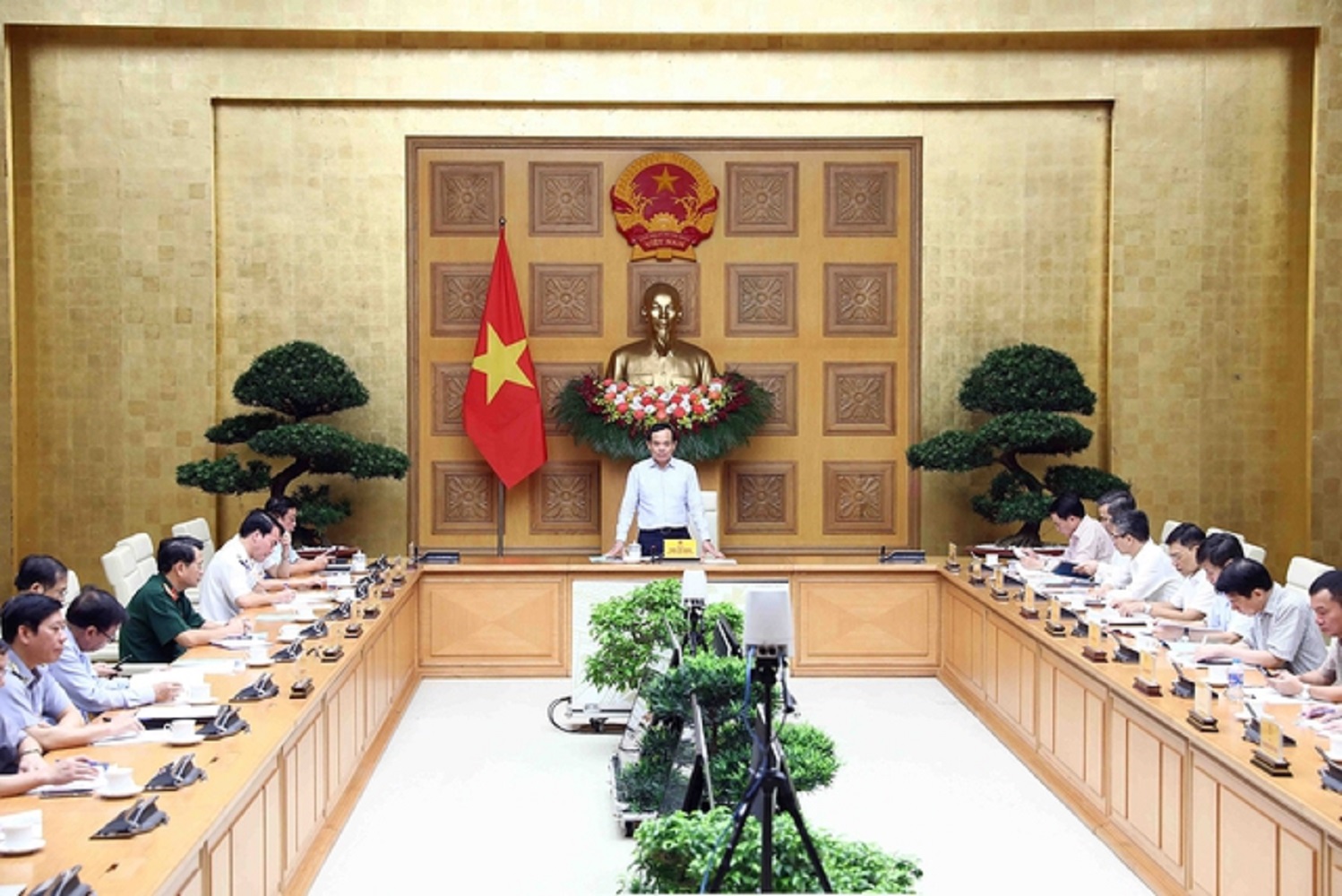 Toàn cảnh hội nghị ngày 29-08-2023. Ảnh: VPG.